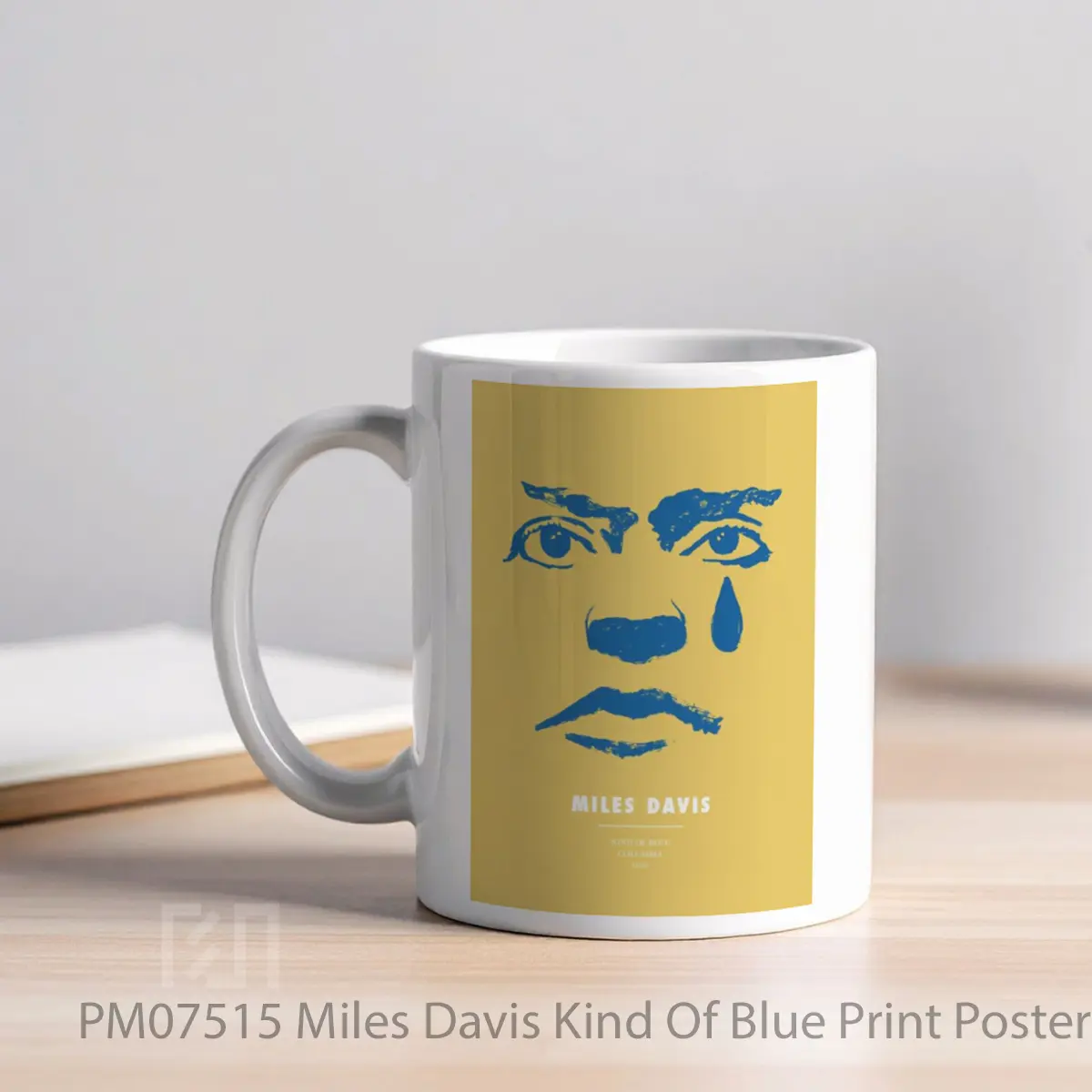Mug Miles Davis Kind Of Blue Print MPM07515 - All-side / Desain