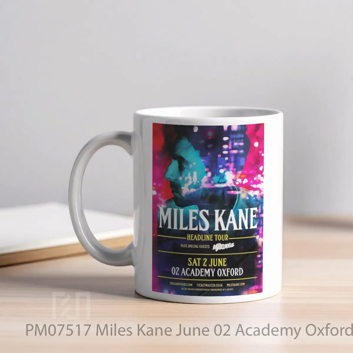 Mug Miles Kane June 02 Academy Oxford Tour Print MPM07517 - All-side / Desain