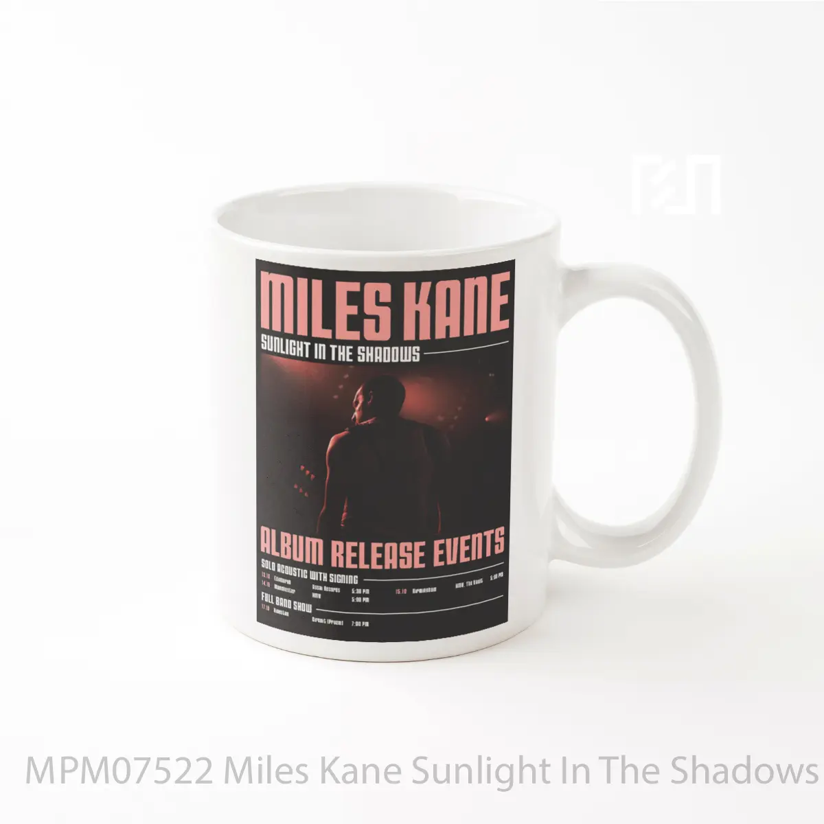 Mug Miles Kane Sunlight In The Shadows 2025 Uk Album Tour MPM07522