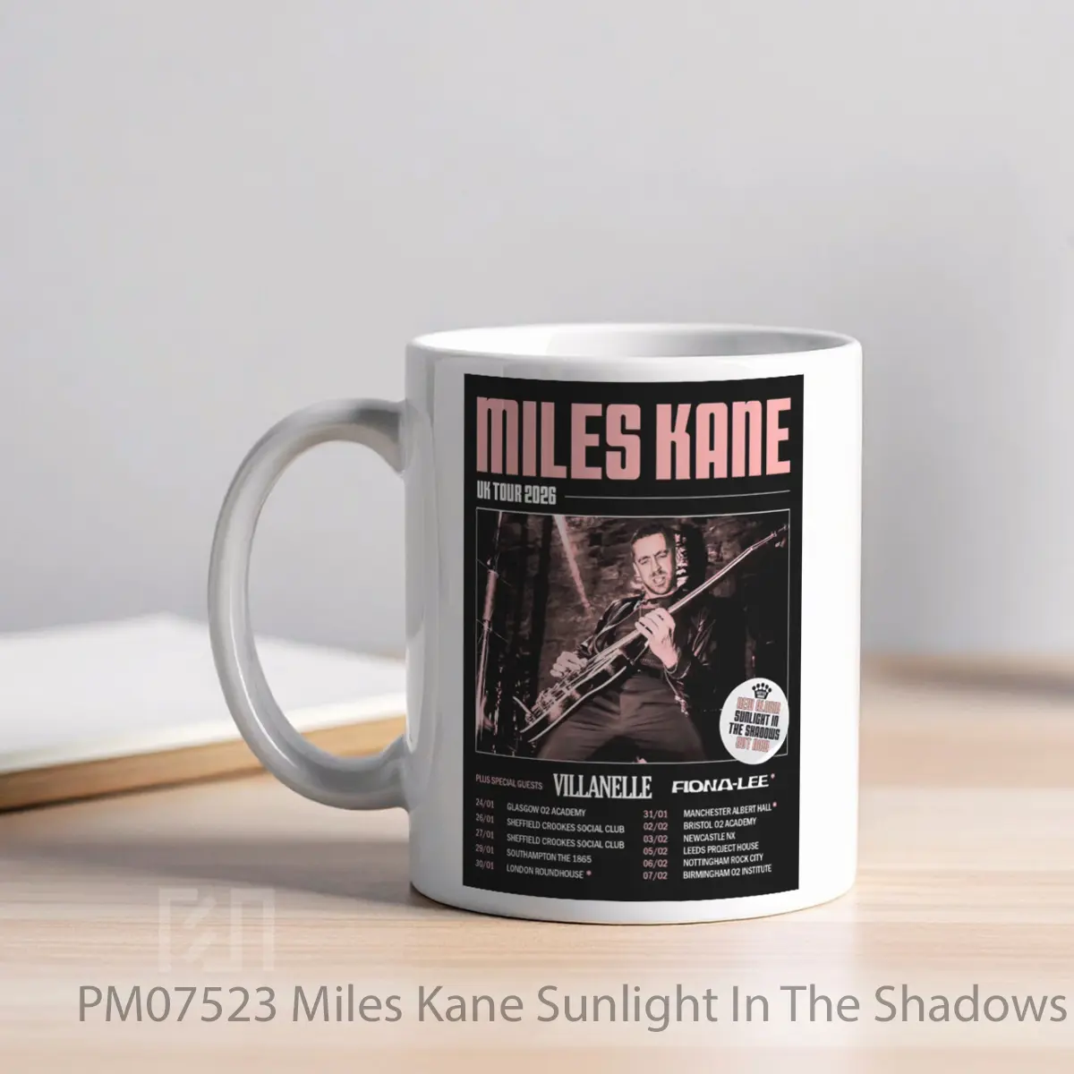 Mug Miles Kane Sunlight In The Shadows Uk Tour 2026 MPM07523 - All-side / Desain