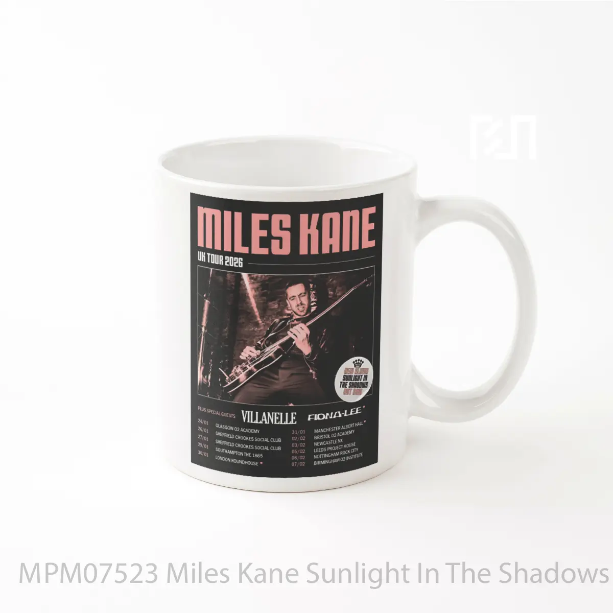 Mug Miles Kane Sunlight In The Shadows Uk Tour 2026 MPM07523