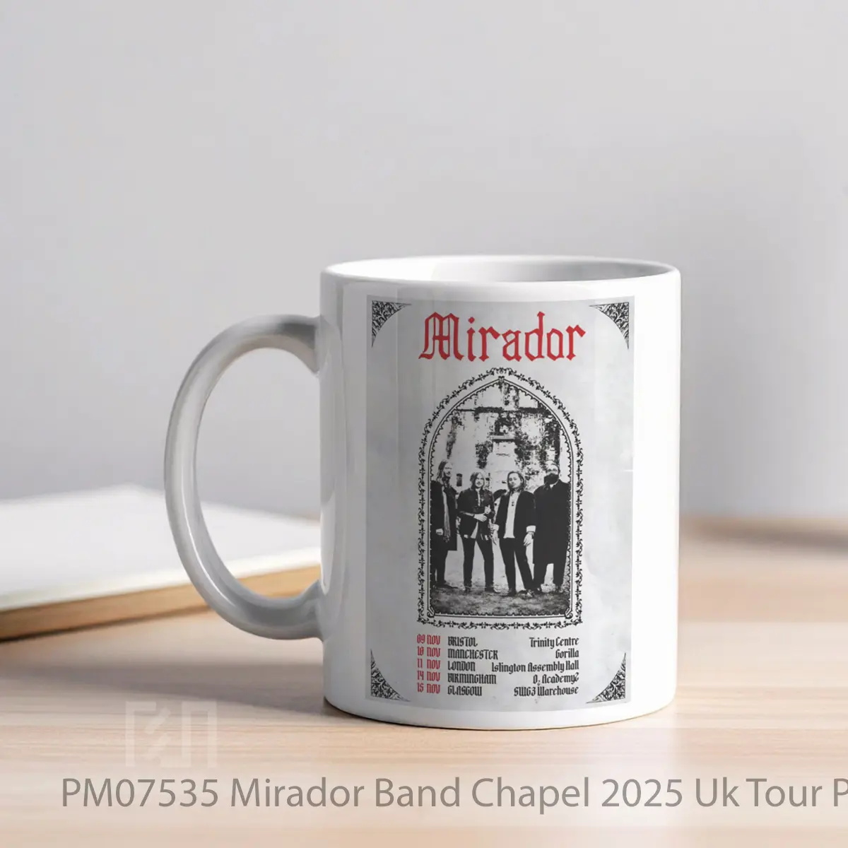 Mug Mirador Band Chapel 2025 Uk Tour MPM07535 - All-side / Desain
