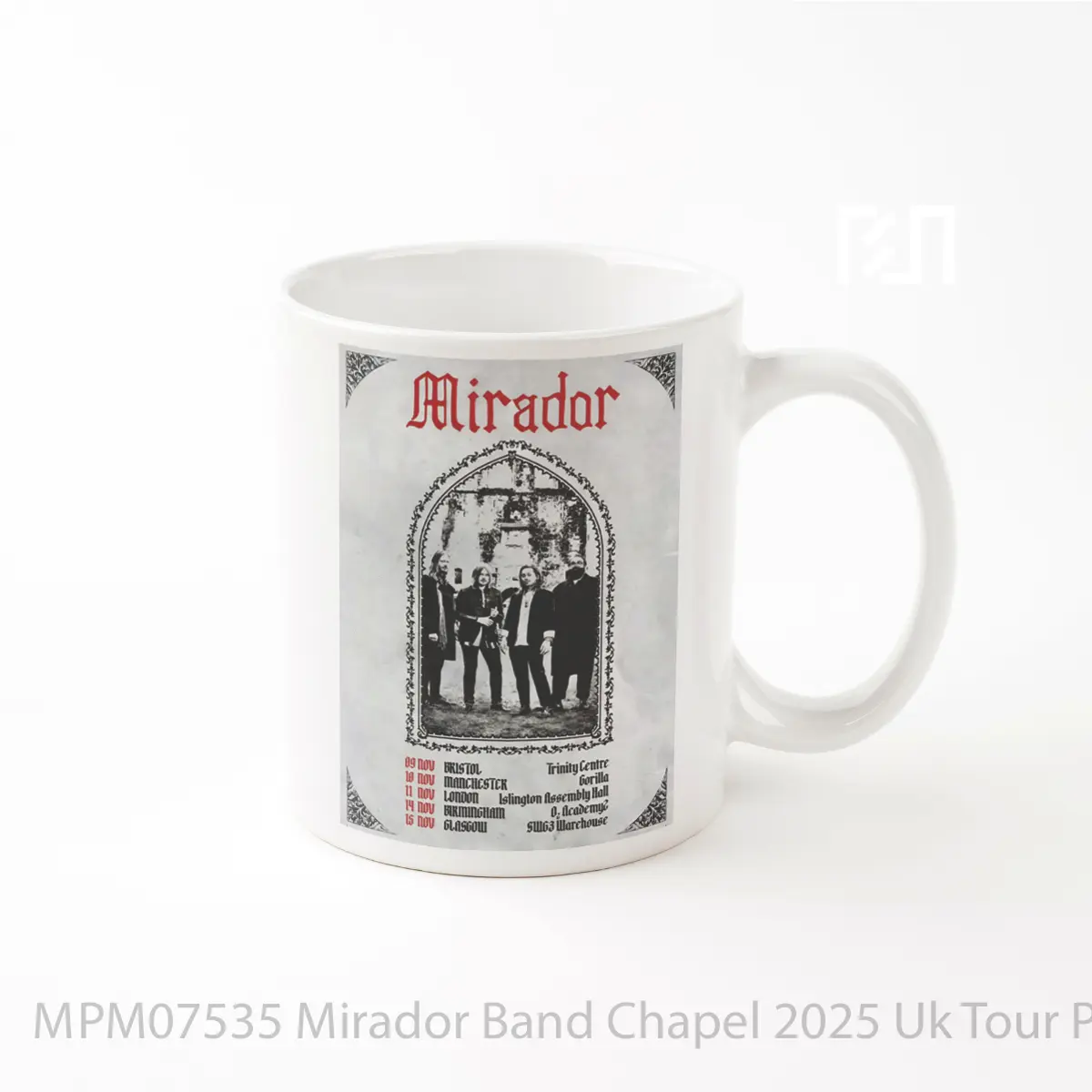 Mug Mirador Band Chapel 2025 Uk Tour MPM07535