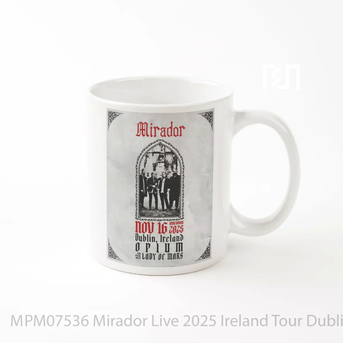 Mug Mirador Live 2025 Ireland Tour Dublin Opium MPM07536