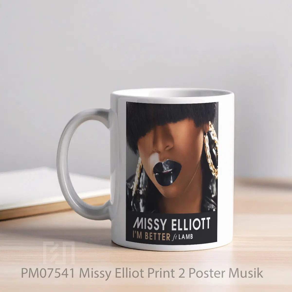Mug Missy Elliot Print 2 MPM07541 - All-side / Desain
