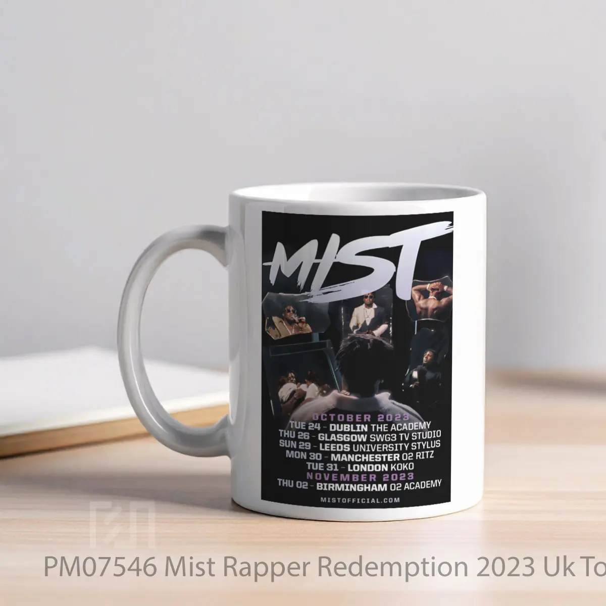 Mug Mist Rapper Redemption 2023 Uk Tour MPM07546 - All-side / Desain