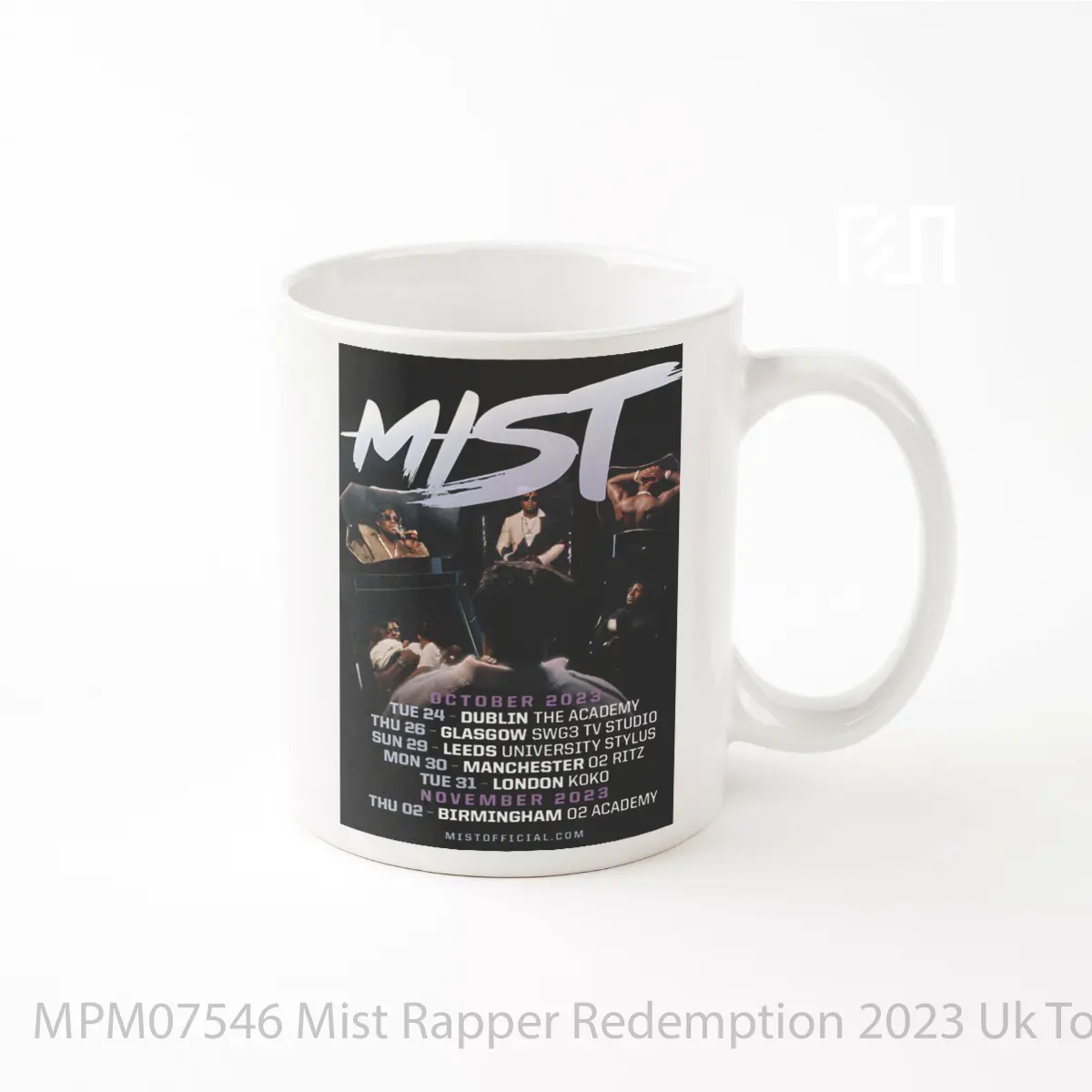 Mug Mist Rapper Redemption 2023 Uk Tour MPM07546