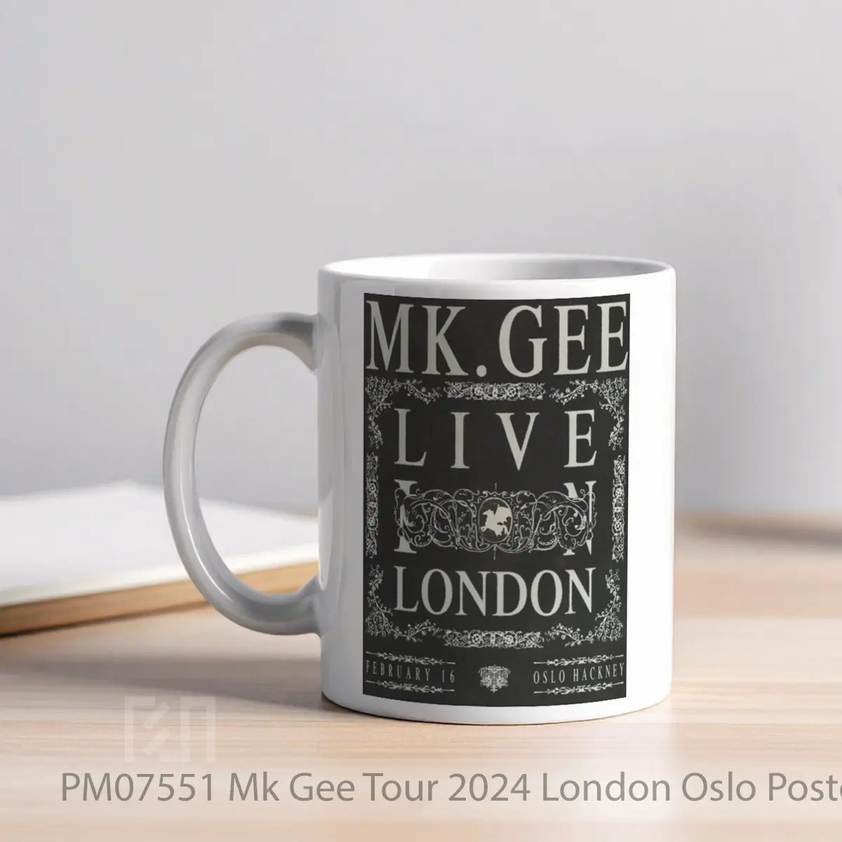Mug Mk Gee Tour 2024 London Oslo MPM07551 - All-side / Desain