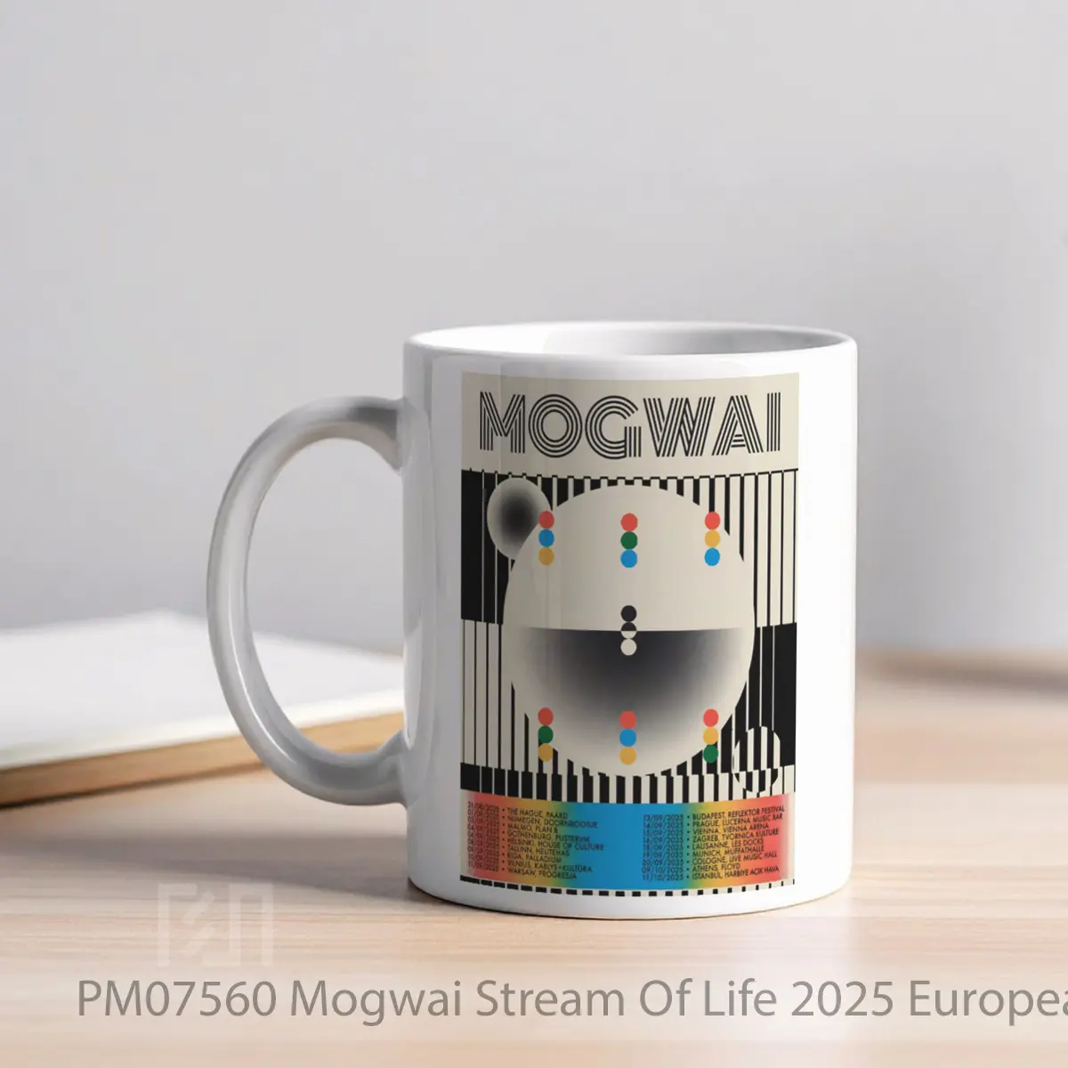 Mug Mogwai Stream Of Life 2025 European Tour MPM07560 - All-side / Desain