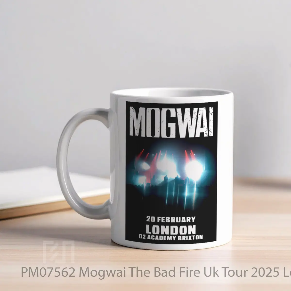 Mug Mogwai The Bad Fire Uk Tour 2025 London O2 Academy MPM07562 - All-side / Desain