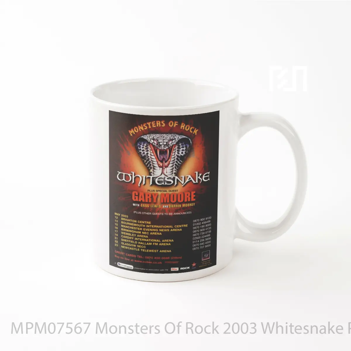 Mug Monsters Of Rock 2003 Whitesnake Print MPM07567