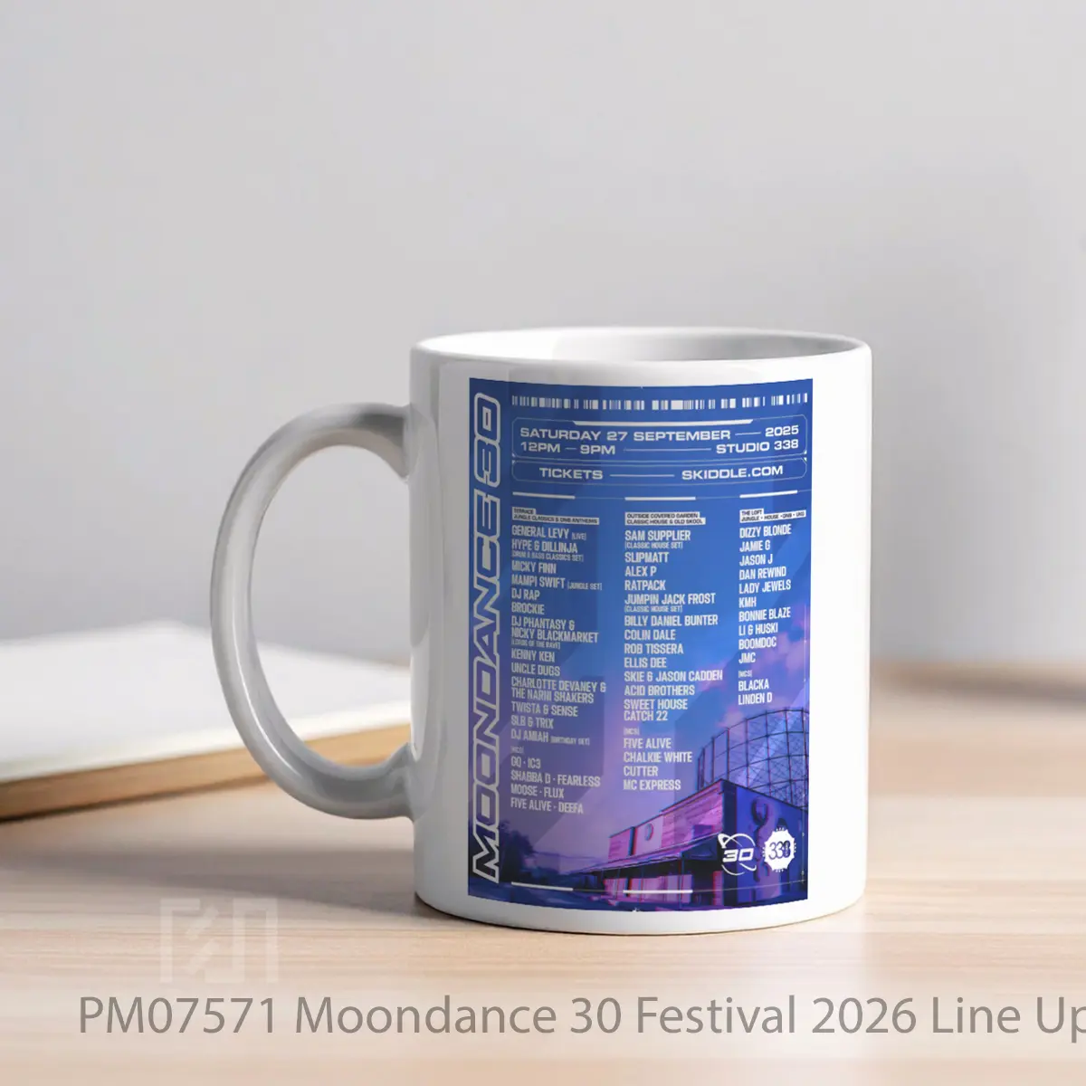 Mug Moondance 30 Festival 2026 Line Up MPM07571 - All-side / Desain
