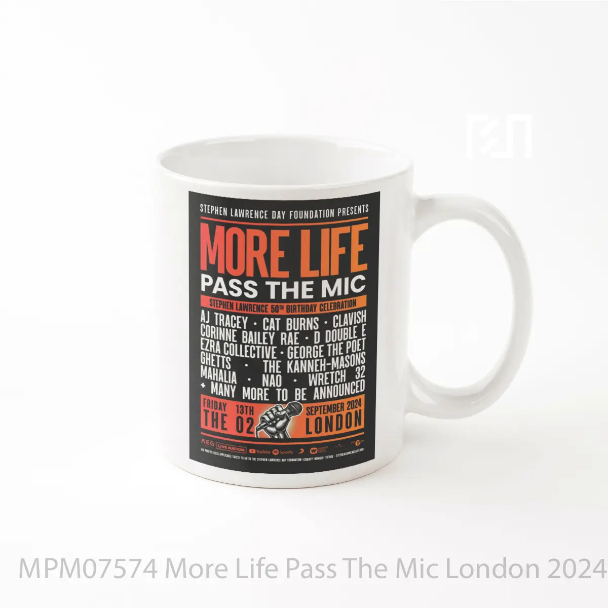Mug More Life Pass The Mic London 2024 MPM07574
