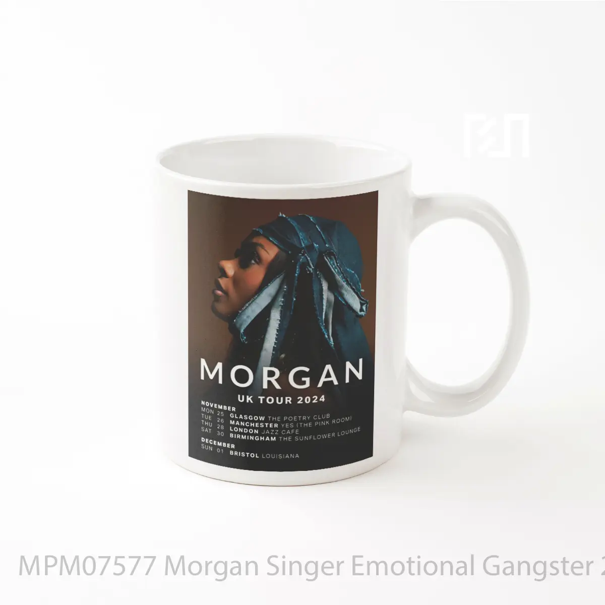 Mug Morgan Singer Emotional Gangster 2024 Uk Tour Po MPM07577