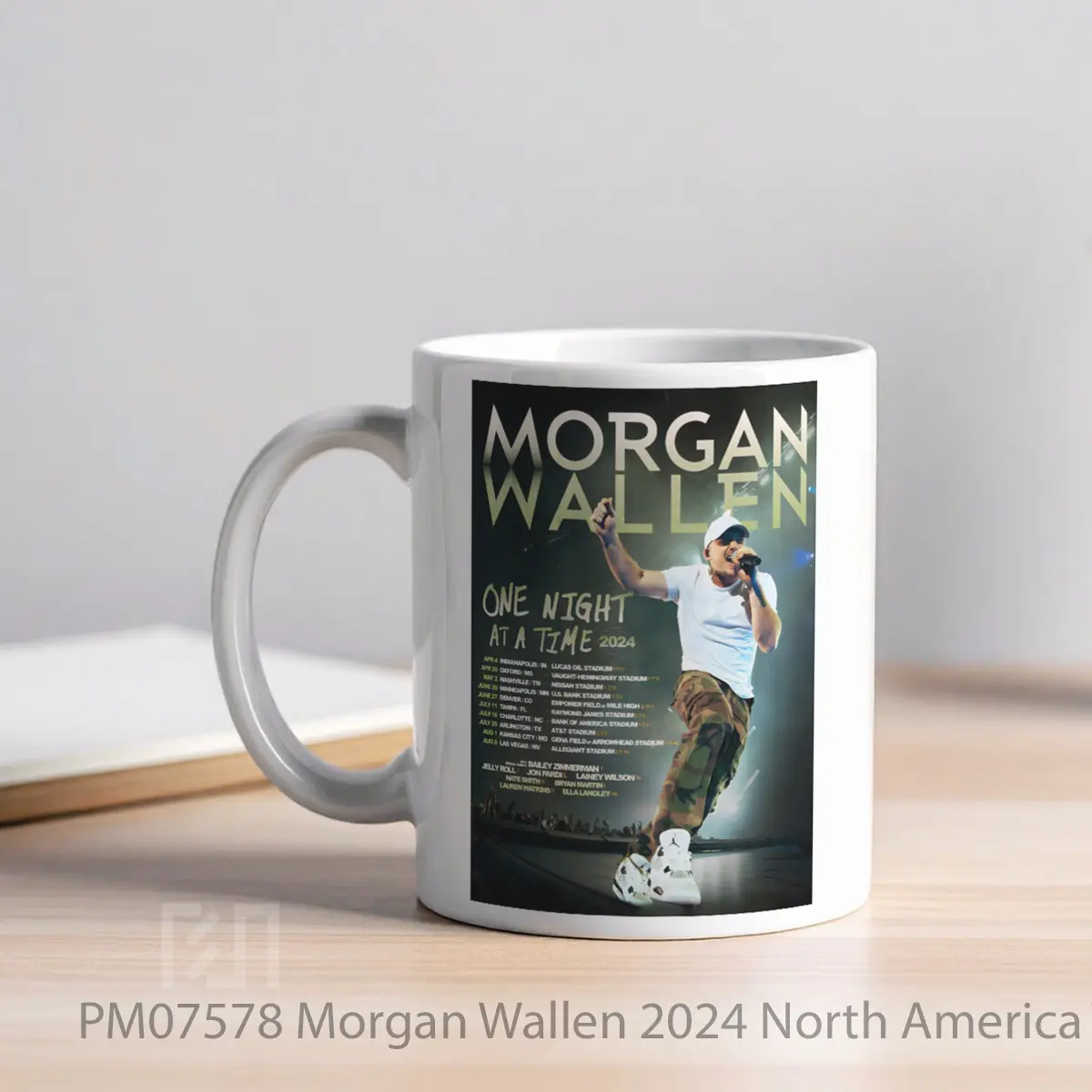 Mug Morgan Wallen 2024 North America Tour MPM07578 - All-side / Desain