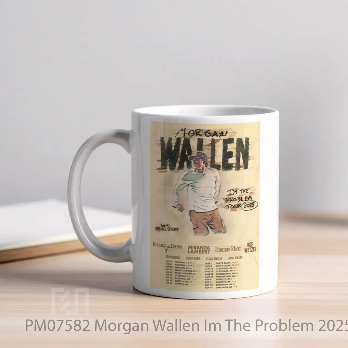 Mug Morgan Wallen Im The Problem 2025 North America S MPM07582 - All-side / Desain