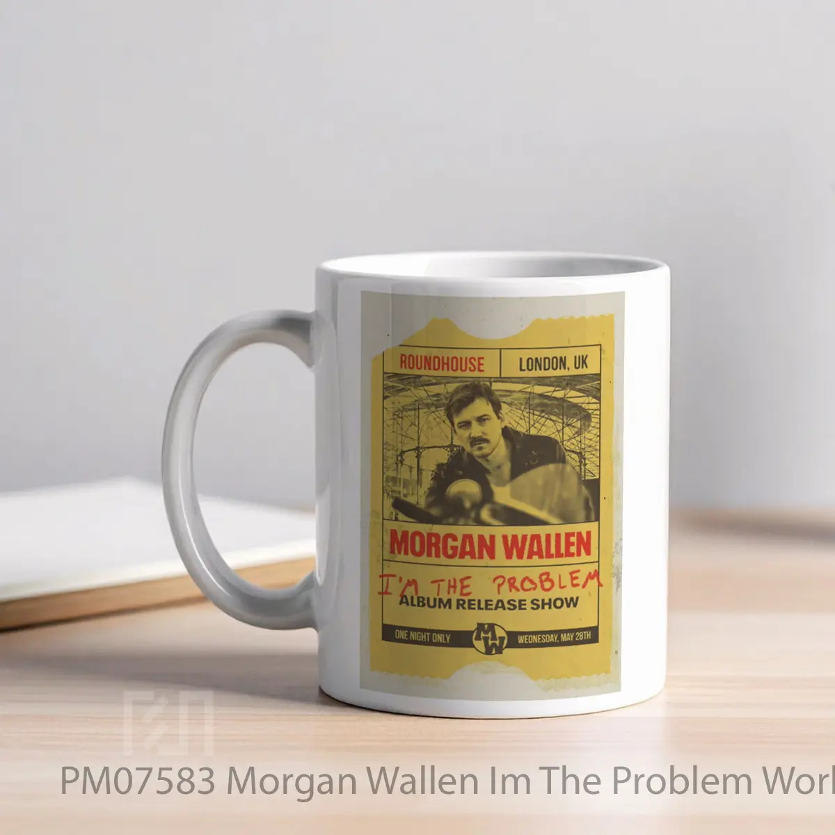 Mug Morgan Wallen Im The Problem World Tour 2025 London MPM07583 - All-side / Desain