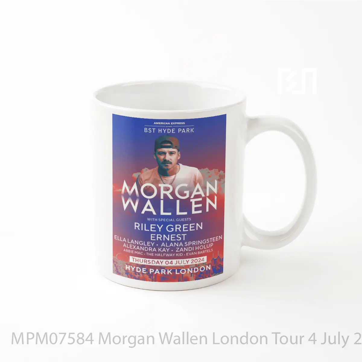 Mug Morgan Wallen London Tour 4 July 2024 MPM07584