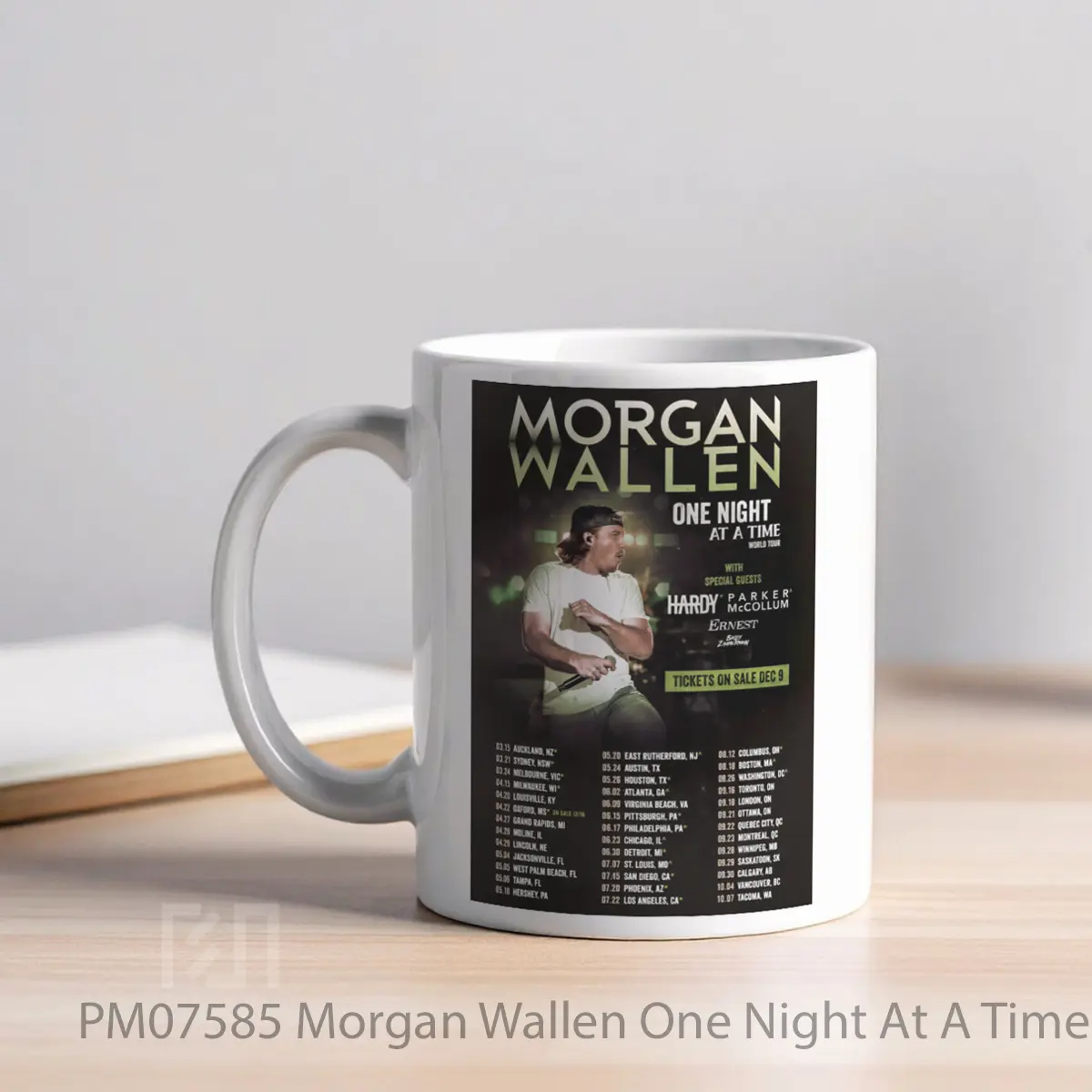 Mug Morgan Wallen One Night At A Time 2023 North America Tour MPM07585 - All-side / Desain