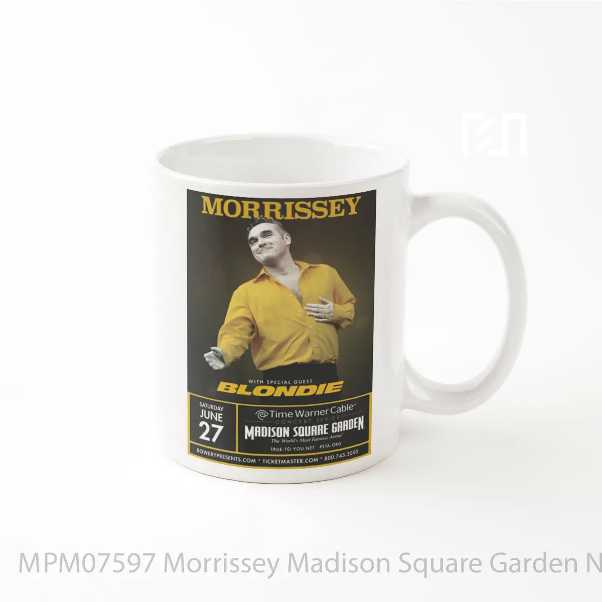 Mug Morrissey Madison Square Garden New York June 27th MPM07597