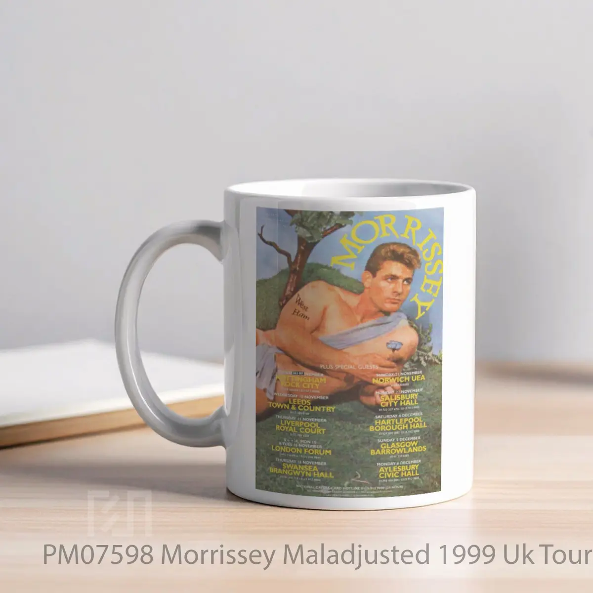 Mug Morrissey Maladjusted 1999 Uk Tour MPM07598 - All-side / Desain