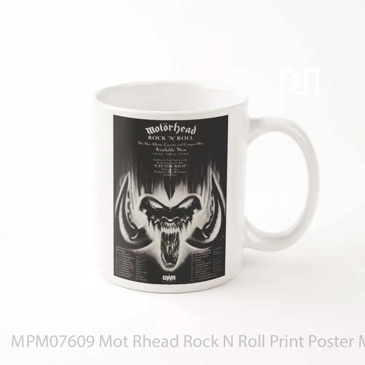 Mug Mot Rhead Rock N Roll Print MPM07609
