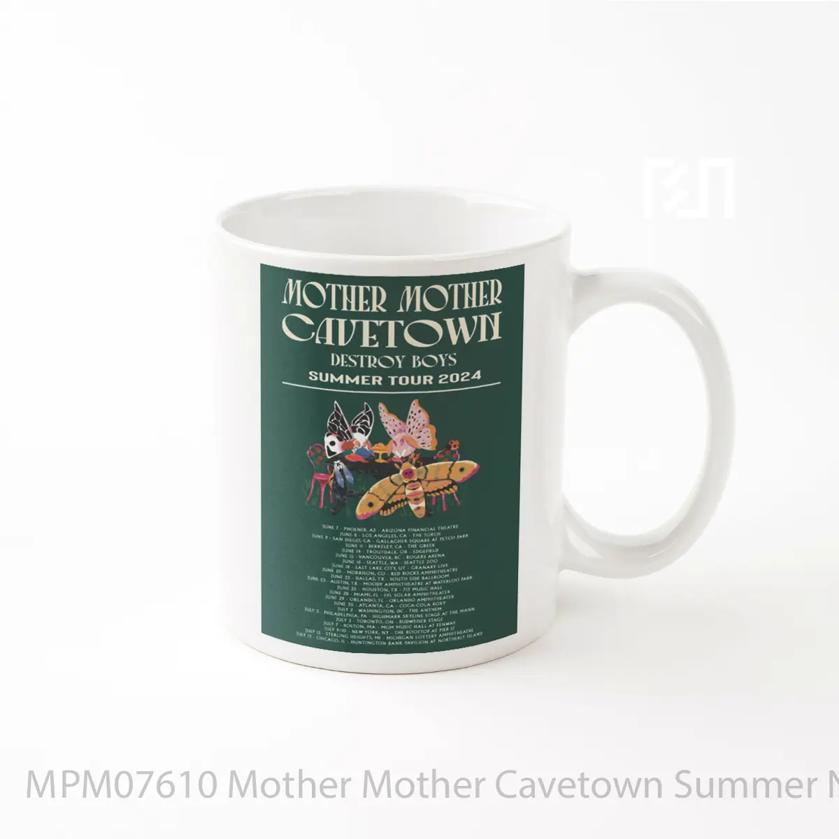 Mug Mother Mother Cavetown Summer North America 2024 Tour MPM07610