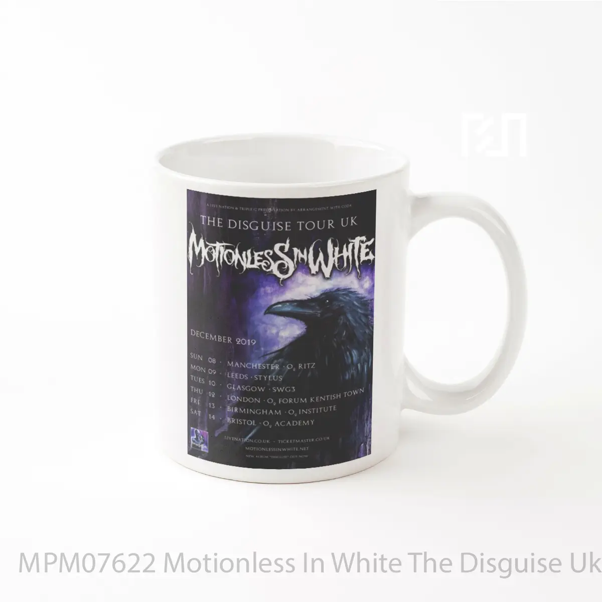 Mug Motionless In White The Disguise Uk Tour 2019 MPM07622