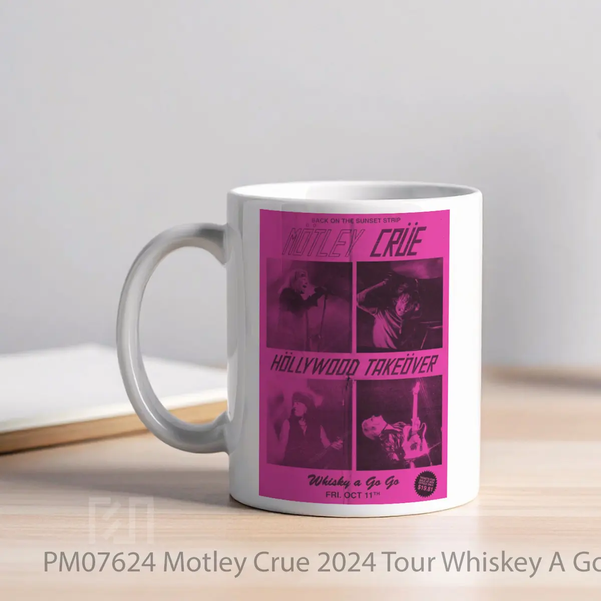 Mug Motley Crue 2024 Tour Whiskey A Go Go MPM07624 - All-side / Desain