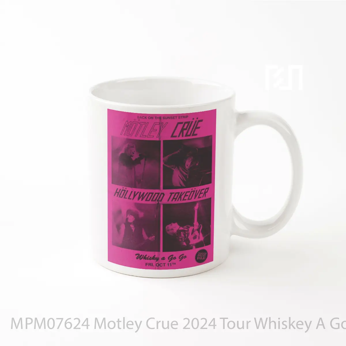 Mug Motley Crue 2024 Tour Whiskey A Go Go MPM07624