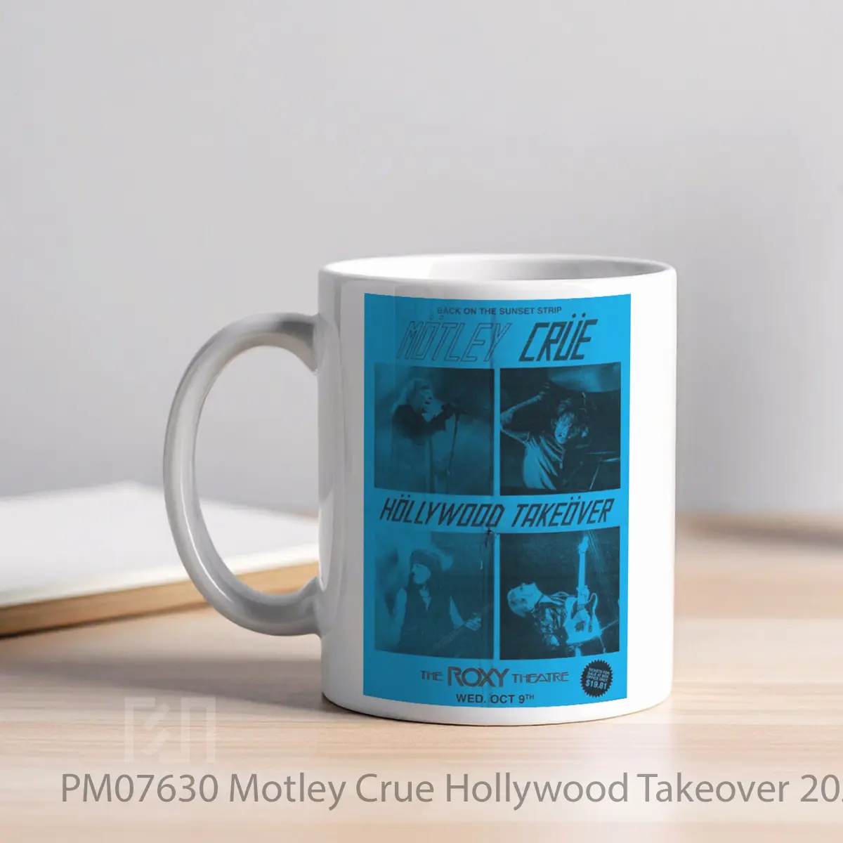 Mug Motley Crue Hollywood Takeover 2024 Tour The Roxy Theatre MPM07630 - All-side / Desain