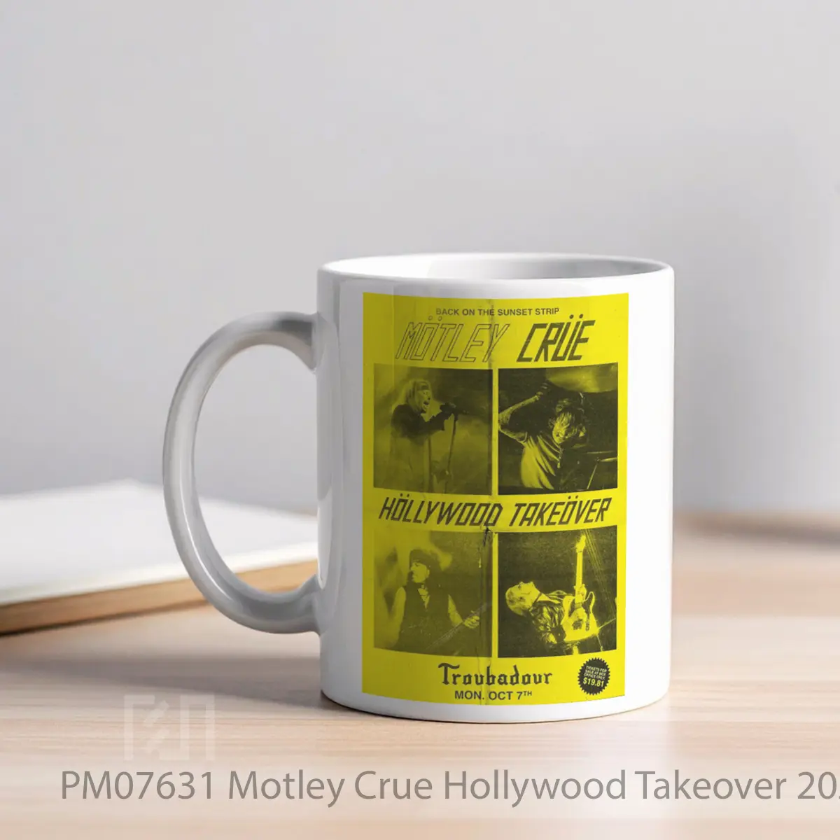 Mug Motley Crue Hollywood Takeover 2024 Tour Troubadour MPM07631 - All-side / Desain