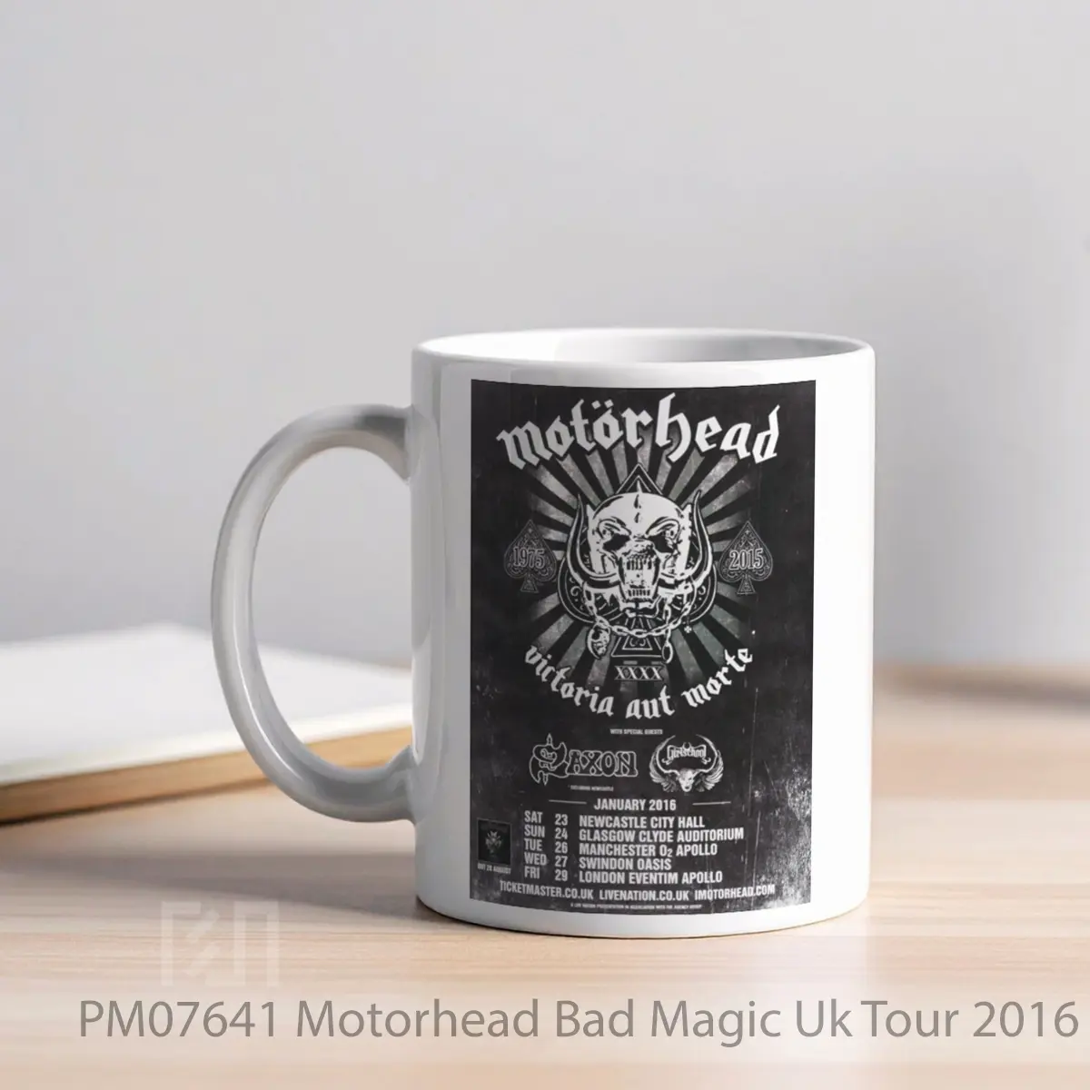 Mug Motorhead Bad Magic Uk Tour 2016 MPM07641 - All-side / Desain