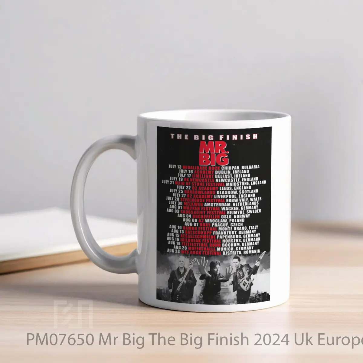 Mug Mr Big The Big Finish 2024 Uk European Tour Pos MPM07650 - All-side / Desain