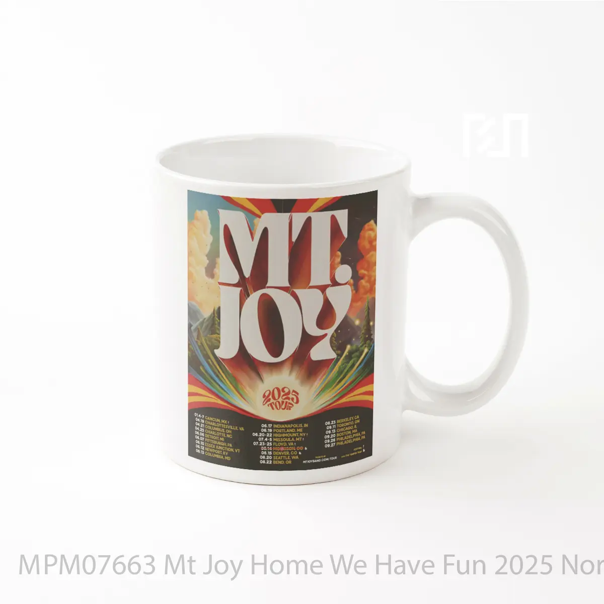 Mug Mt Joy Home We Have Fun 2025 North America Tour P MPM07663