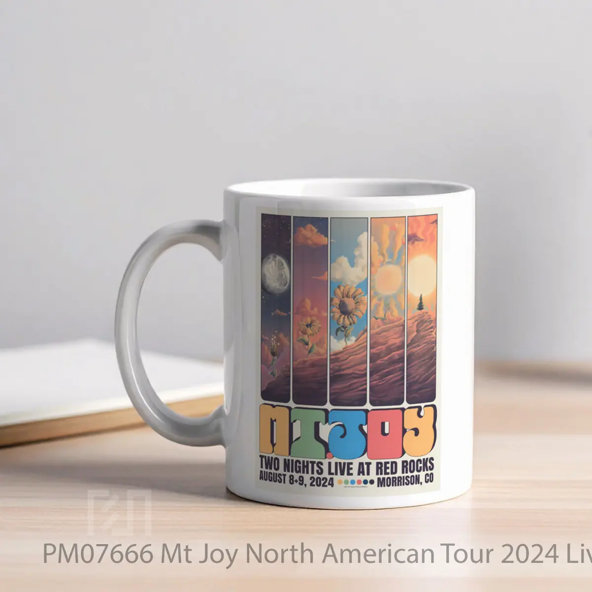 Mug Mt Joy North American Tour 2024 Live At Red Rocks MPM07666 - All-side / Desain