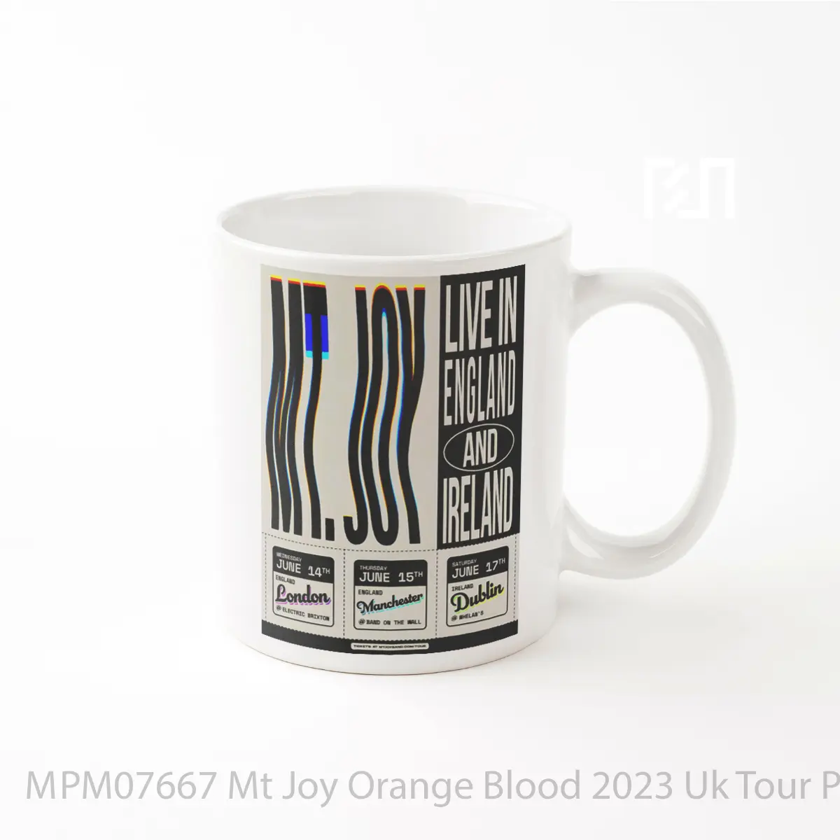 Mug Mt Joy Orange Blood 2023 Uk Tour MPM07667