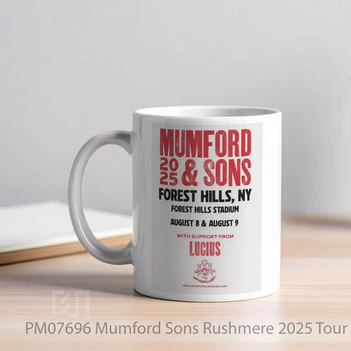 Mug Mumford Sons Rushmere 2025 Tour MPM07696 - All-side / Desain