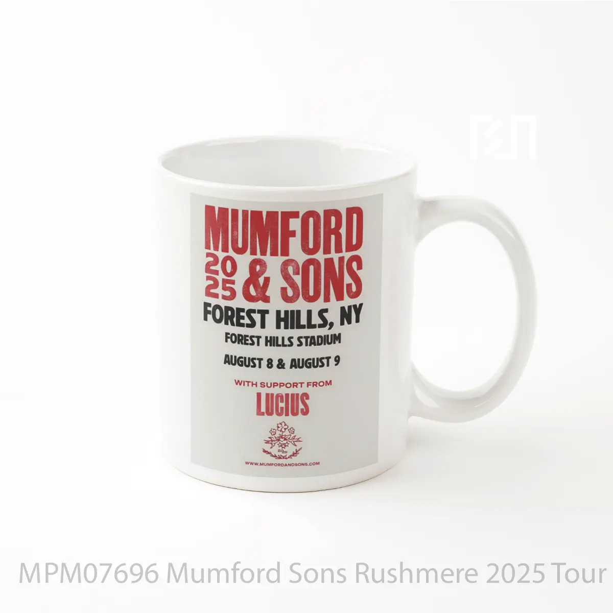 Mug Mumford Sons Rushmere 2025 Tour MPM07696