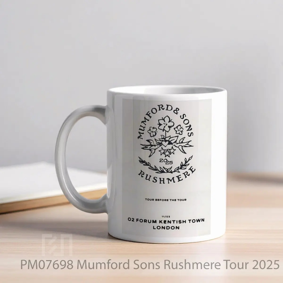 Mug Mumford Sons Rushmere Tour 2025 London Kentish Town Forum MPM07698 - All-side / Desain