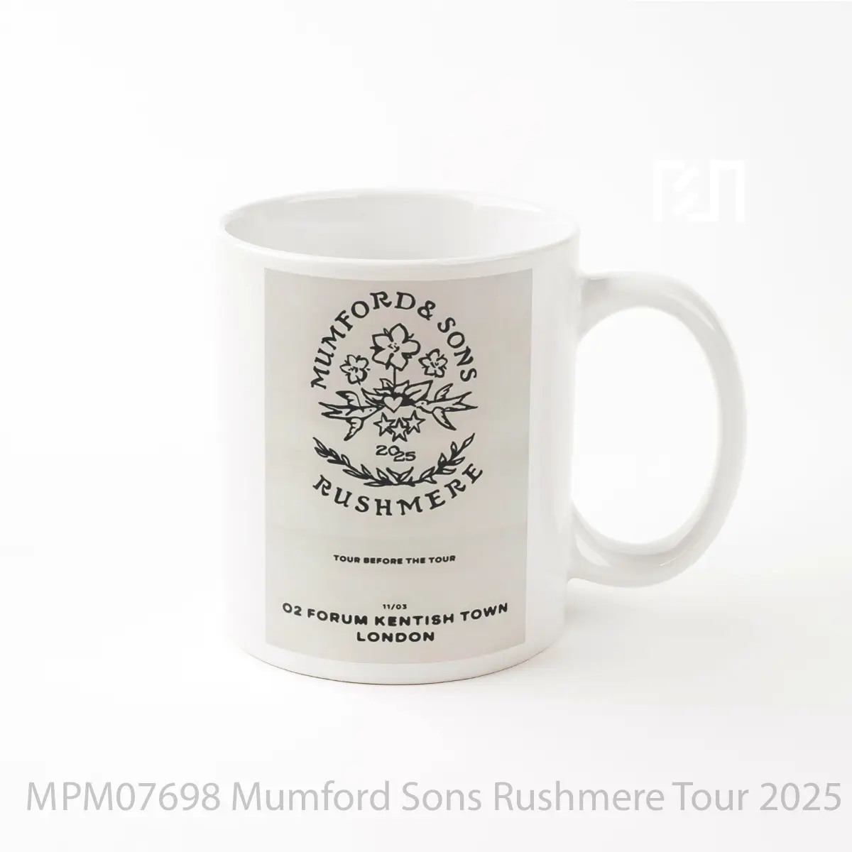 Mug Mumford Sons Rushmere Tour 2025 London Kentish Town Forum MPM07698