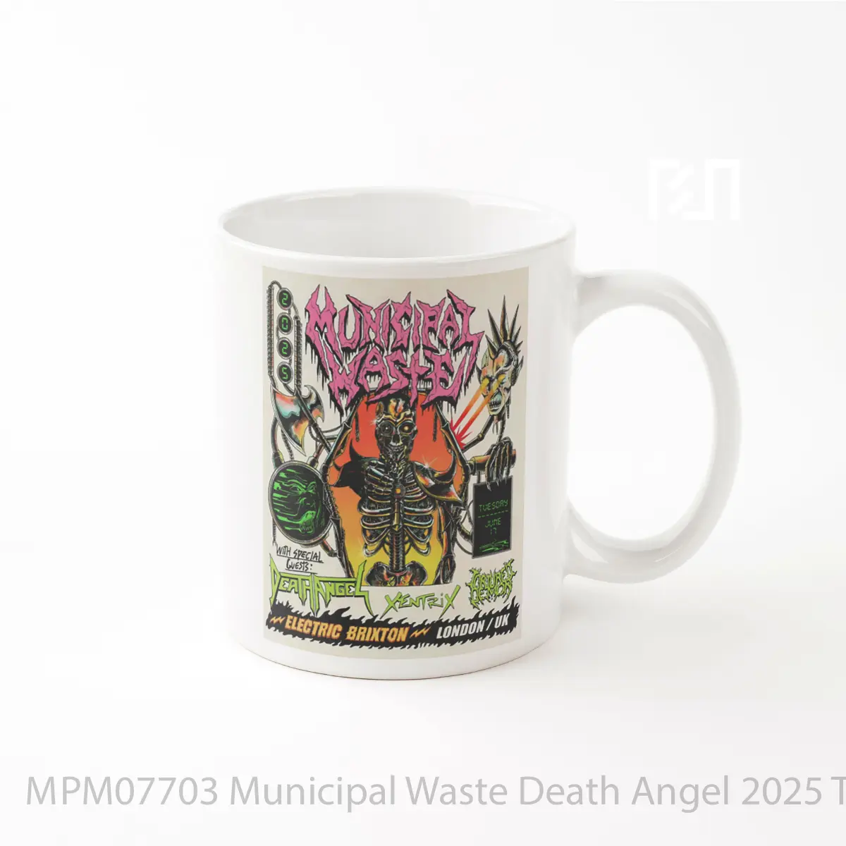 Mug Municipal Waste Death Angel 2025 Tour MPM07703