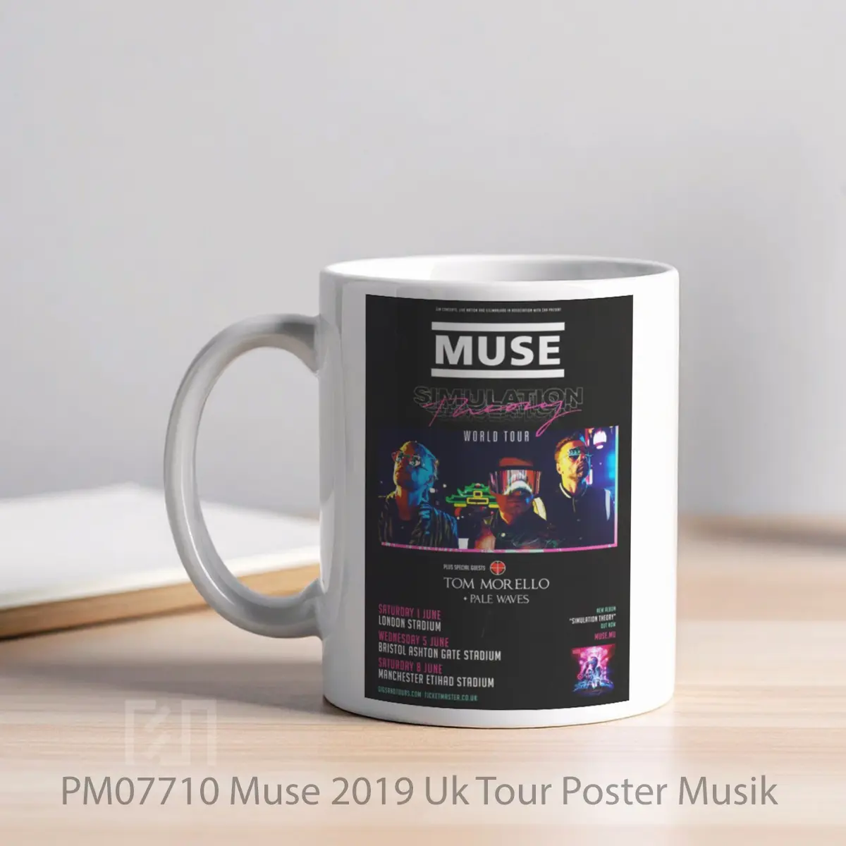Mug Muse 2019 Uk Tour MPM07710 - All-side / Desain