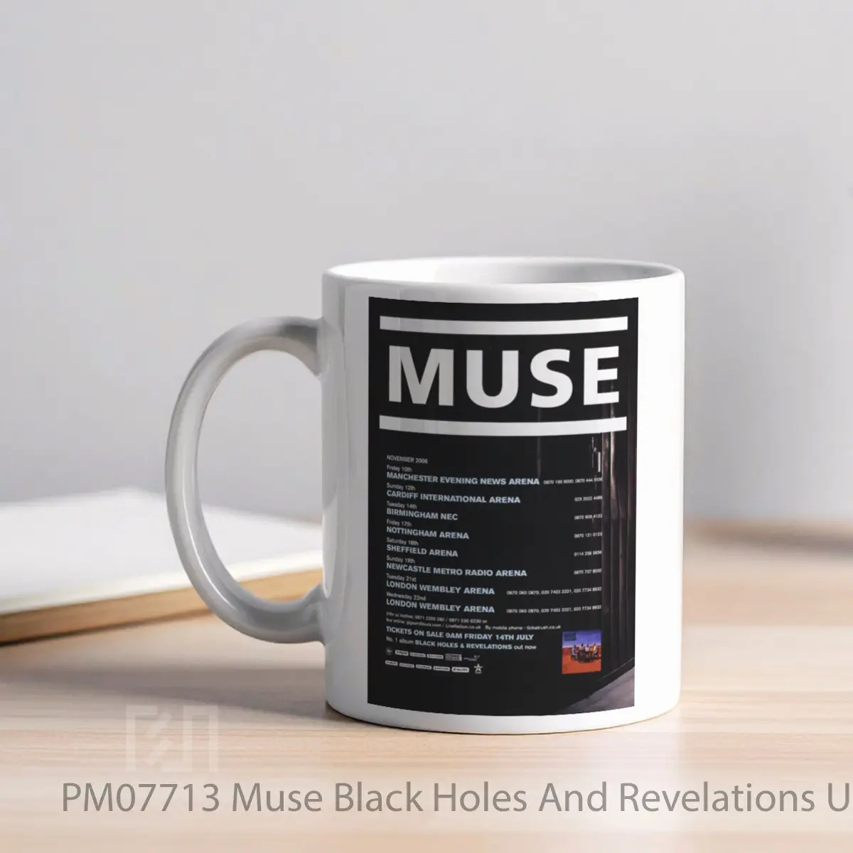 Mug Muse Black Holes And Revelations Uk Tour 2006 MPM07713 - All-side / Desain