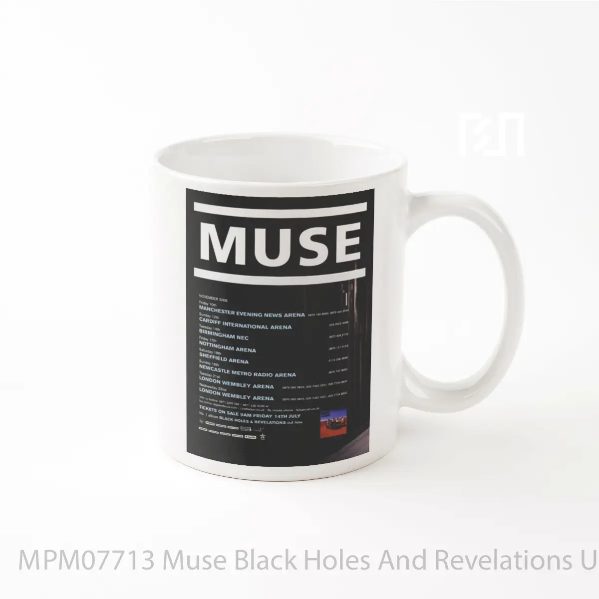 Mug Muse Black Holes And Revelations Uk Tour 2006 MPM07713