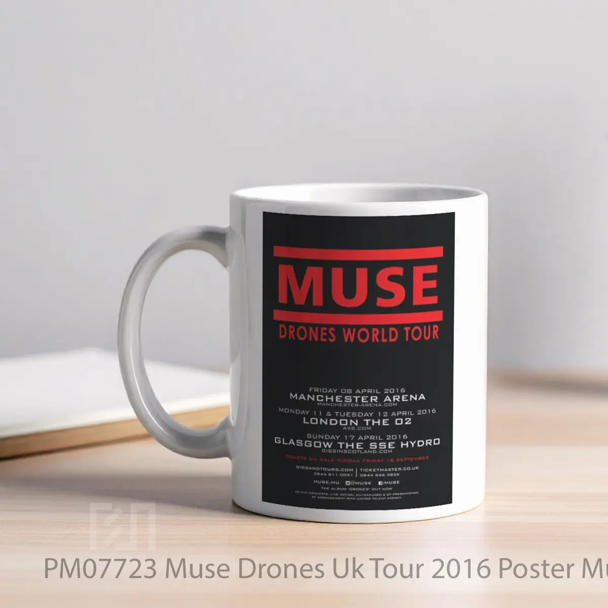 Mug Muse Drones Uk Tour 2016 MPM07723 - All-side / Desain