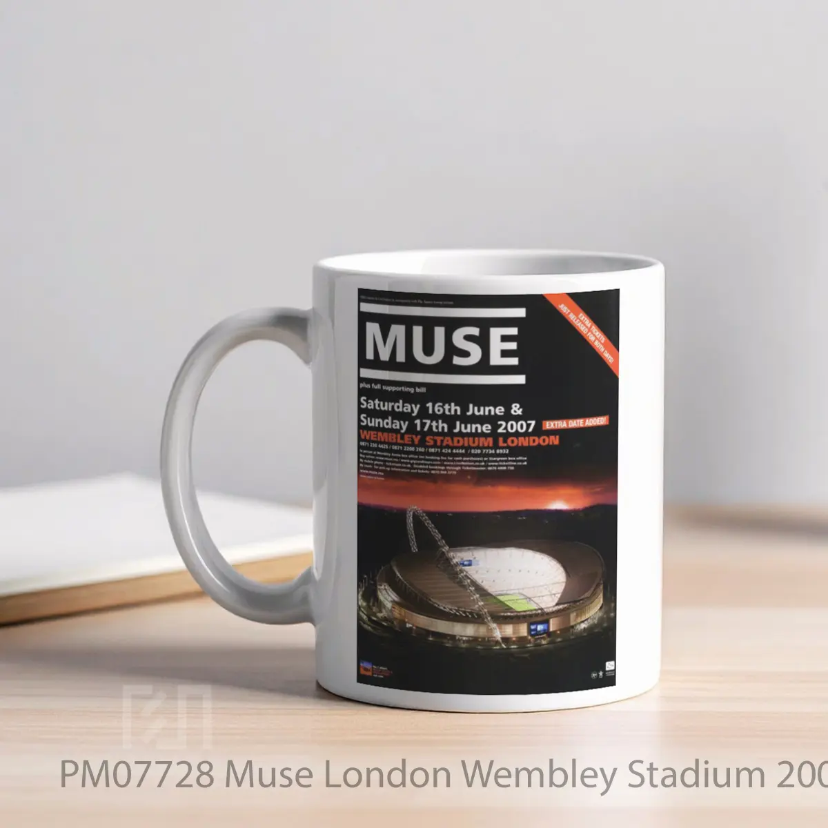 Mug Muse London Wembley Stadium 2006 MPM07728 - All-side / Desain