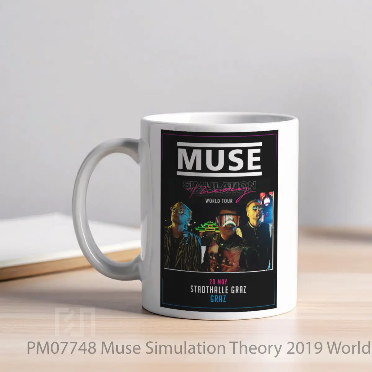 Mug Muse Simulation Theory 2019 World Tour 26 MPM07748 - All-side / Desain
