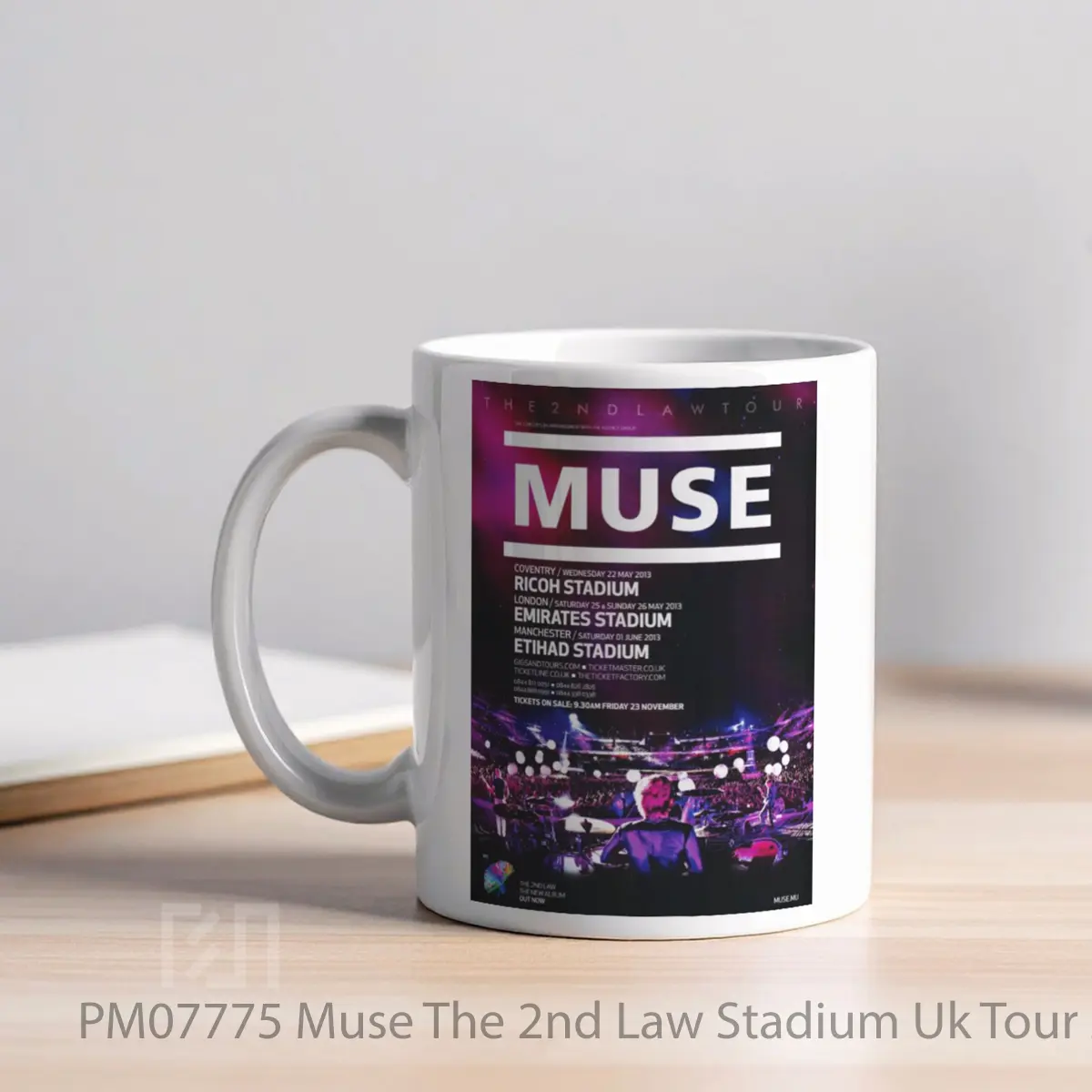 Mug Muse The 2nd Law Stadium Uk Tour 2013 MPM07775 - All-side / Desain