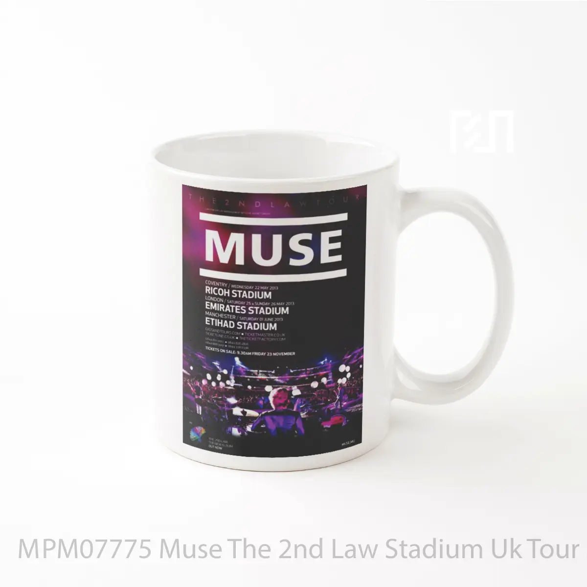 Mug Muse The 2nd Law Stadium Uk Tour 2013 MPM07775